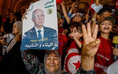 Tunisia's Kais Saied poised for landslide election victory amid crackdown on opposition